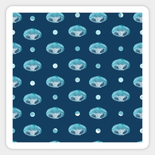 Polka Jellies Horizon Blue Sticker